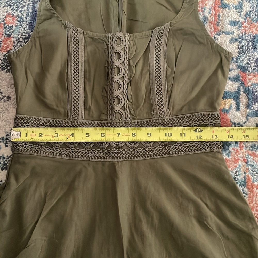 Jcrew Scoopneck midi dress with eyelet trim - Picture 11 of 11